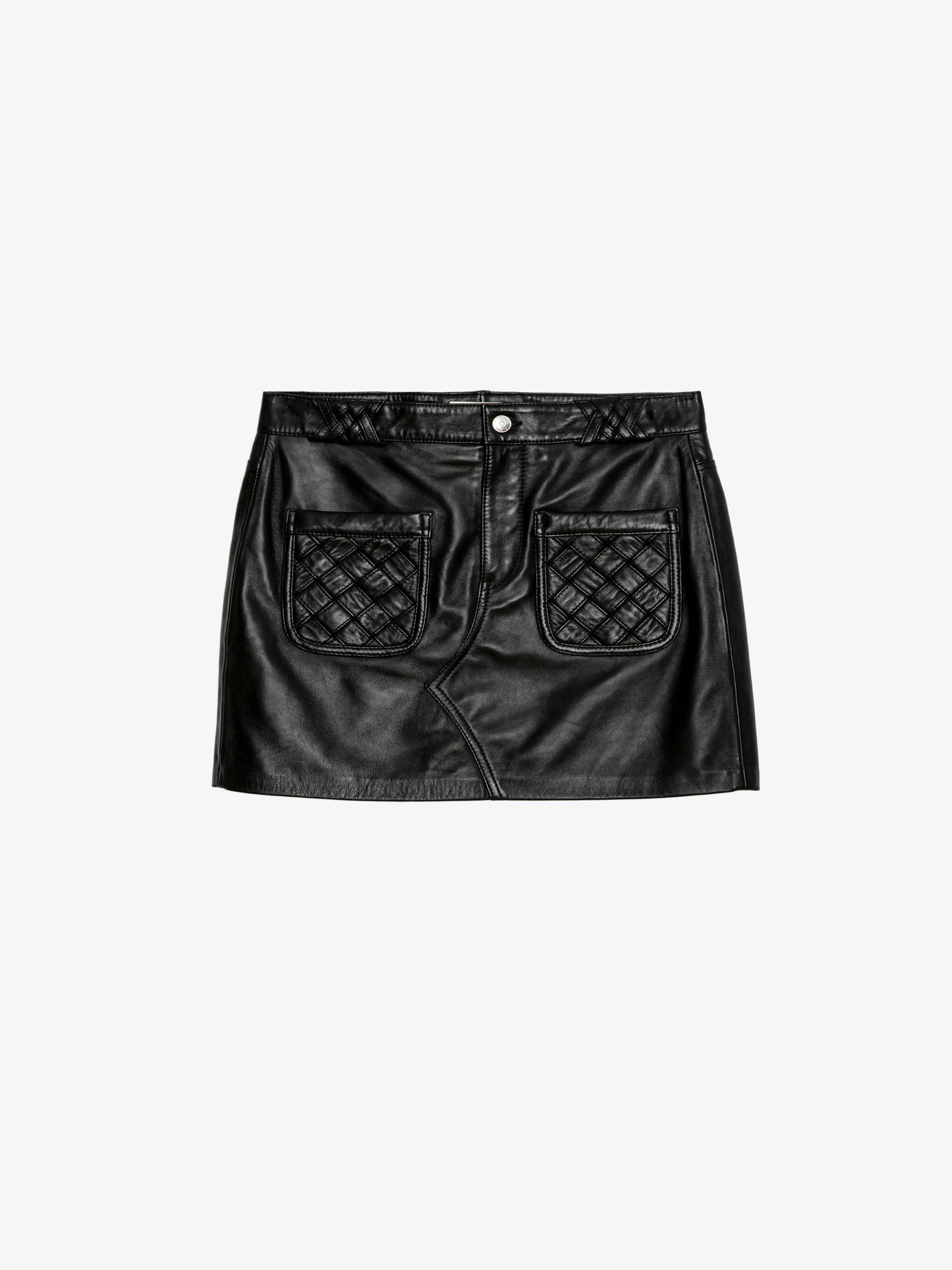 fast shipping and best service Joana Leather Skirt Leather skirt Zadig and  voltaire Skirts