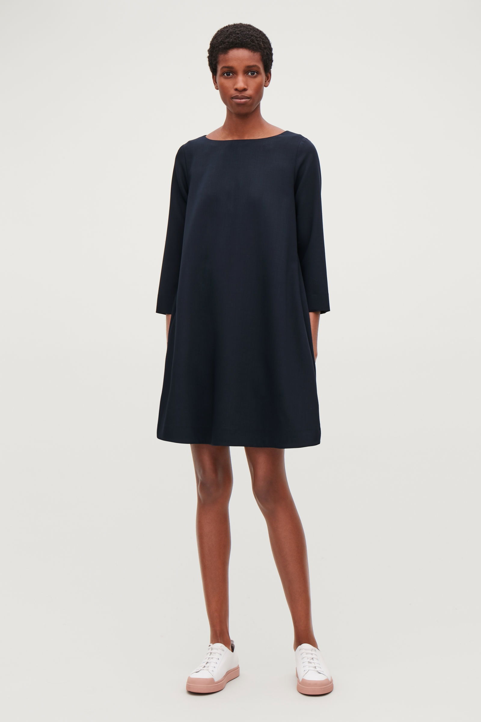 linen mini dress black Maude size-eu-45-us-11-5 or sunny afternoons out. Latest Design Party Dresses Color:As Photo Light Yellow