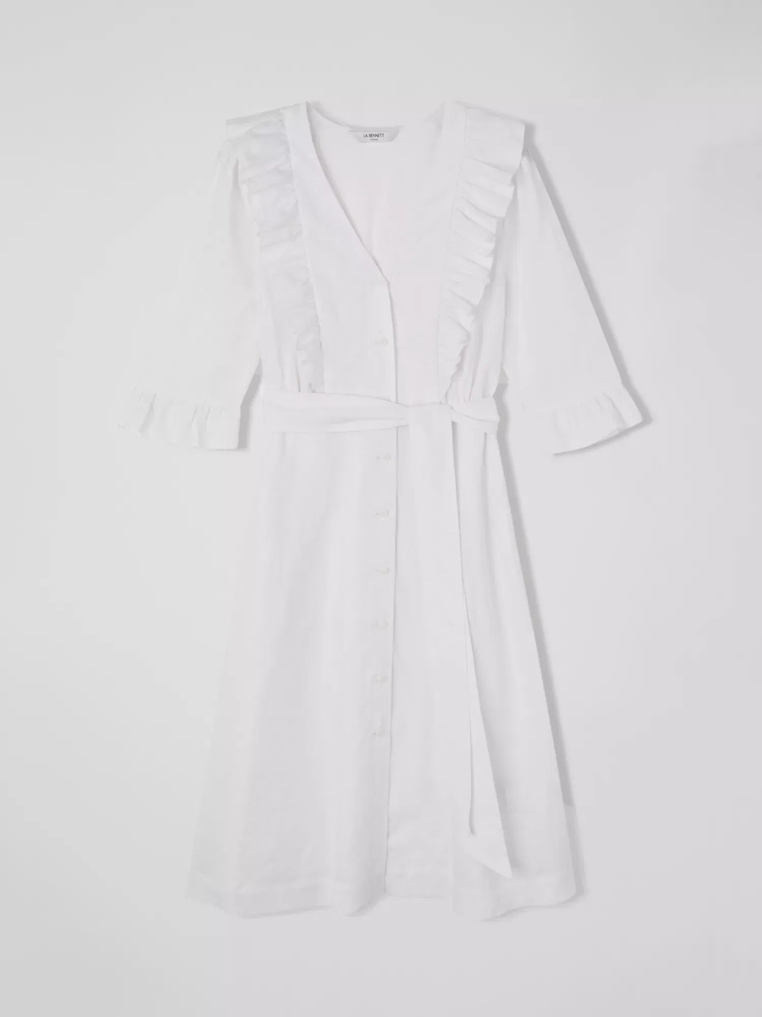 lk bennett linen dress LK Bennett Anya Linen Dress