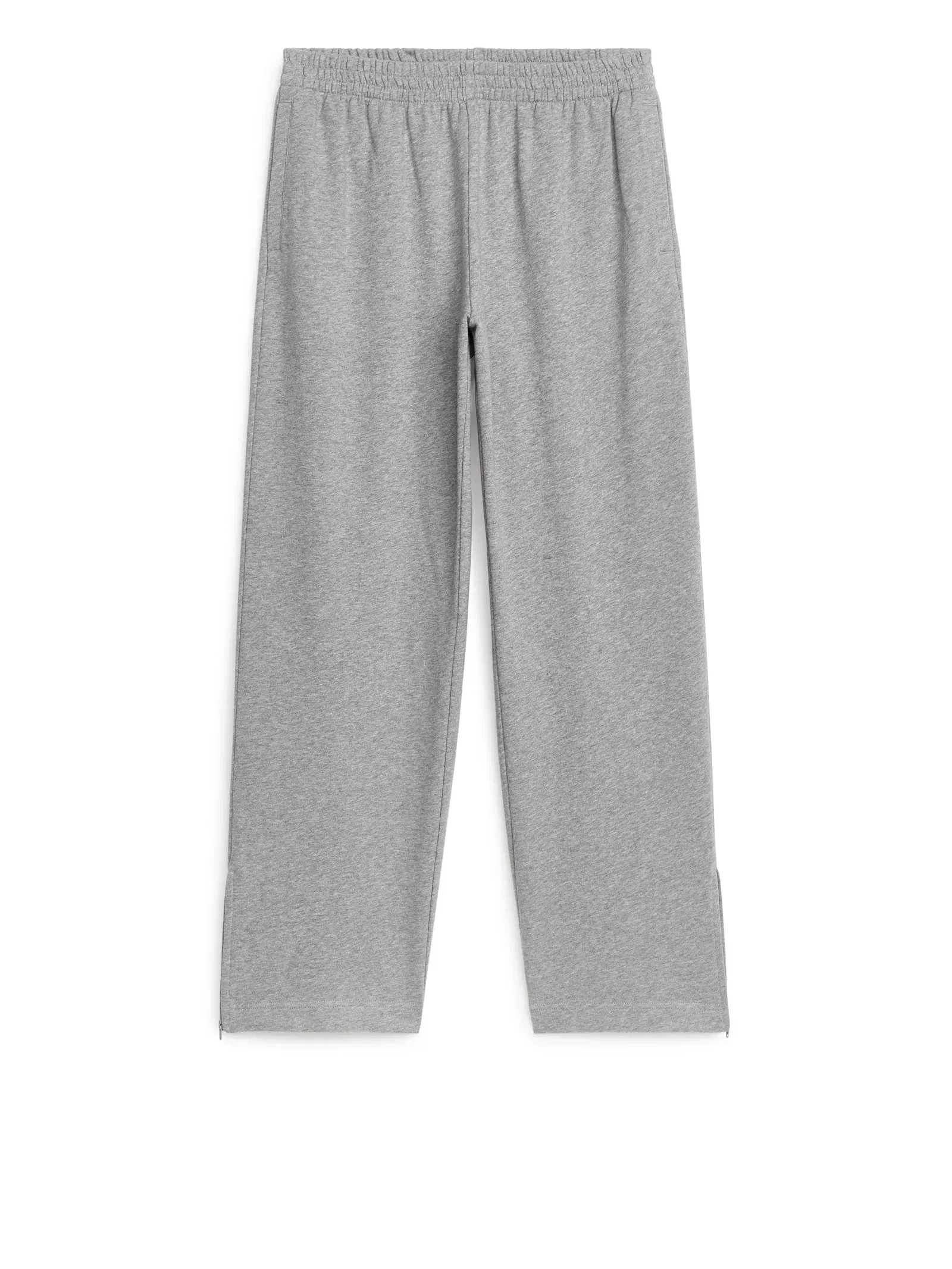 Slanted Spliced Wide-Leg Sweatpants main image 0