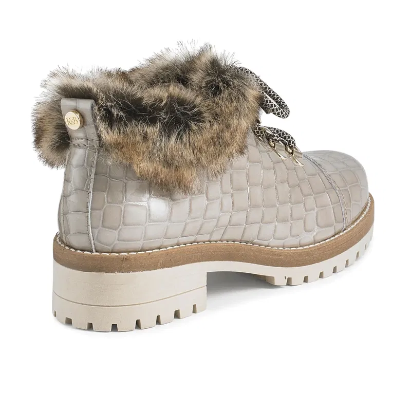 russell and bromley highlander faux fur boots