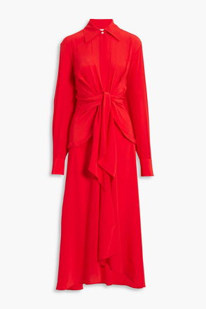 Editor's Pick: Weekend Max Mara Re-Find Silk Crepe De Chine Dress