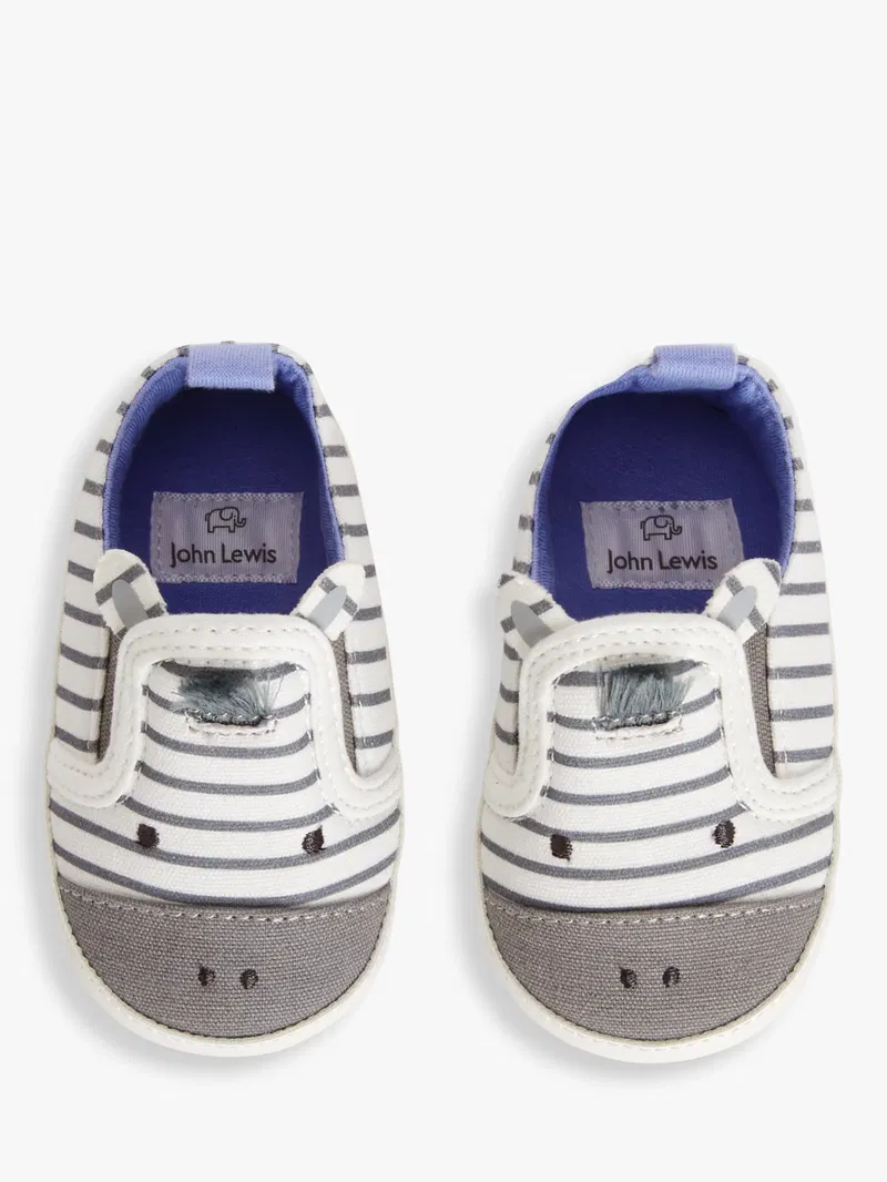 JOHN LEWIS Zebra Slip-On Shoes endource