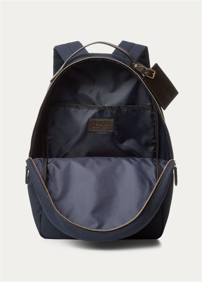 Leather-Trimmed CORDURA® Nylon Backpack