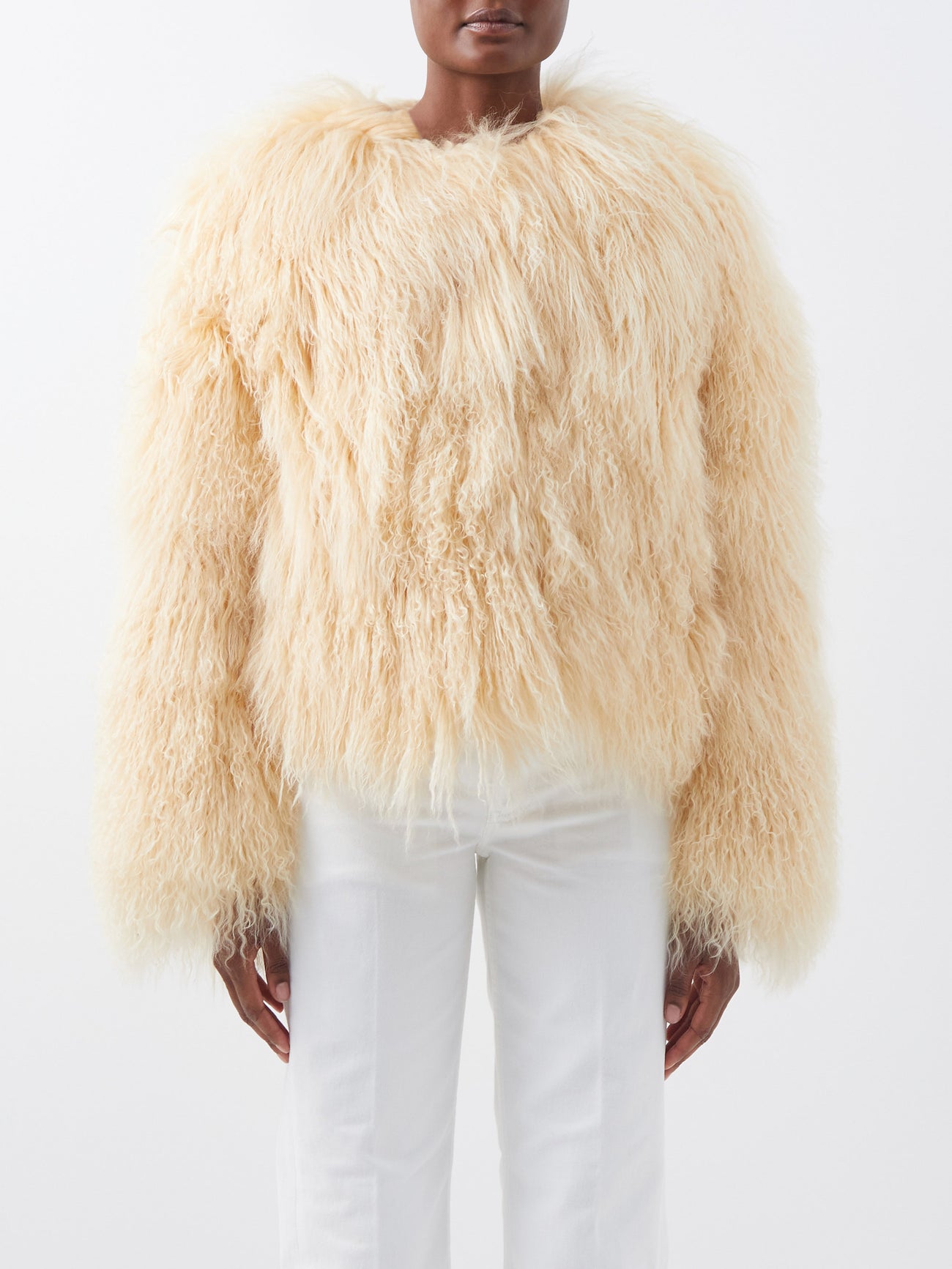 madewell mongolian shearling jacket