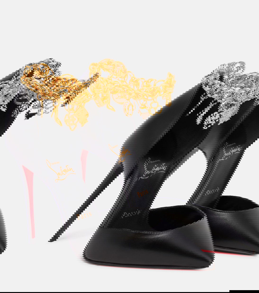 Shoe Malefissima Christian Louboutin Cream Leather Malefissima