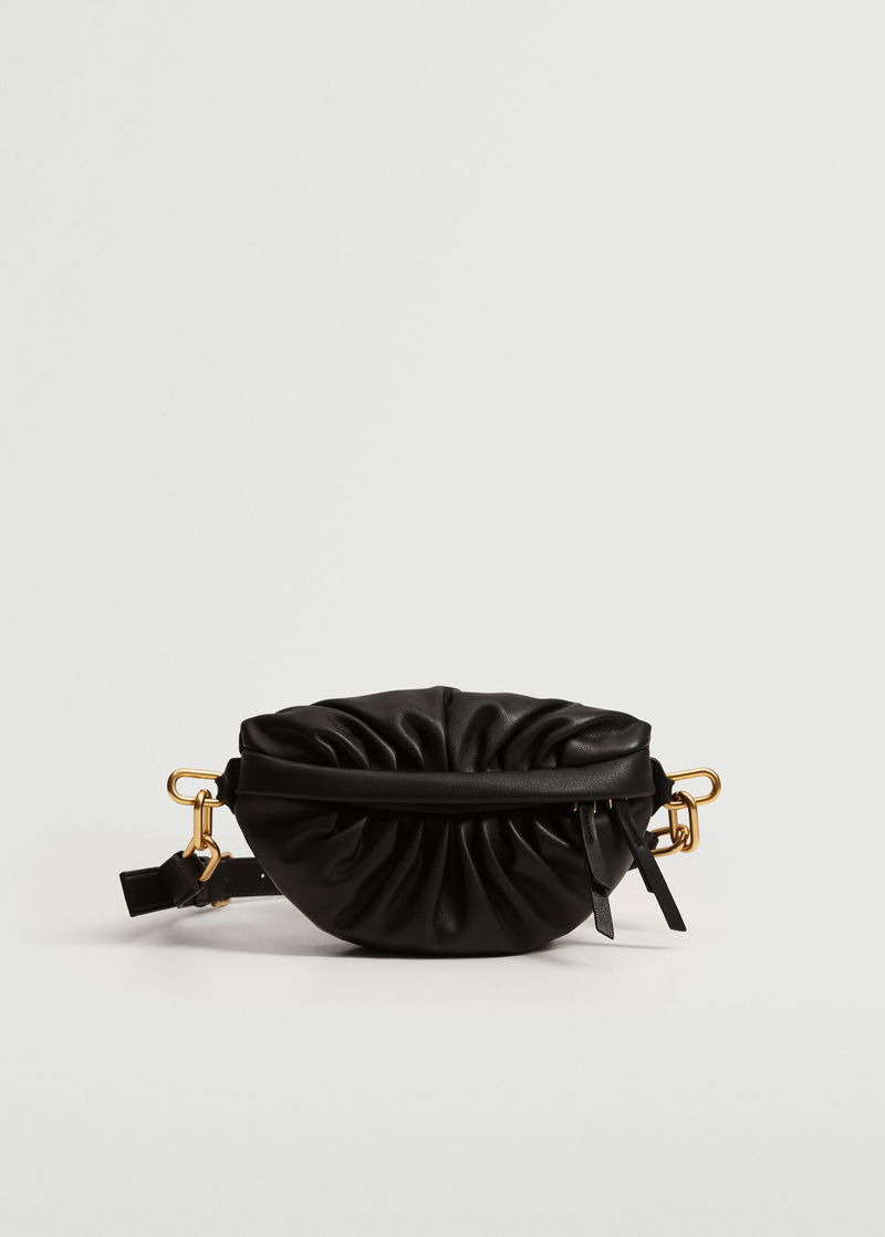 MANGO Ruched Detail Waist Bag endource