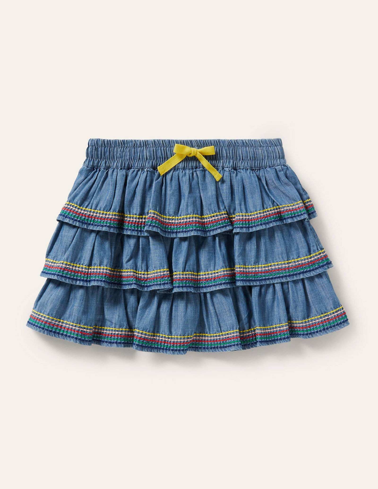 BODEN Tiered Woven Skort | Endource