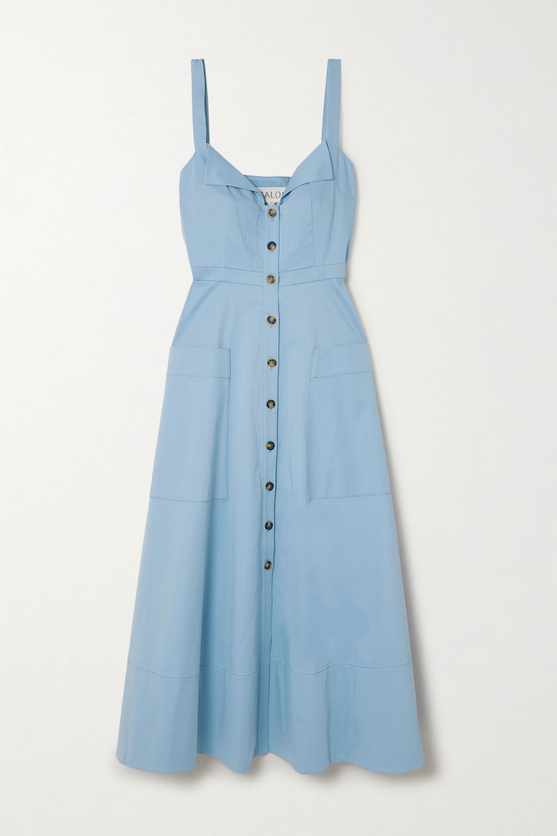 saloni fara broderie anglaise cotton midi dress How to Find the Best Dresses