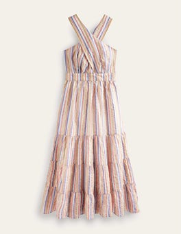 BODEN Metallic Stripe Maxi Dress | endource