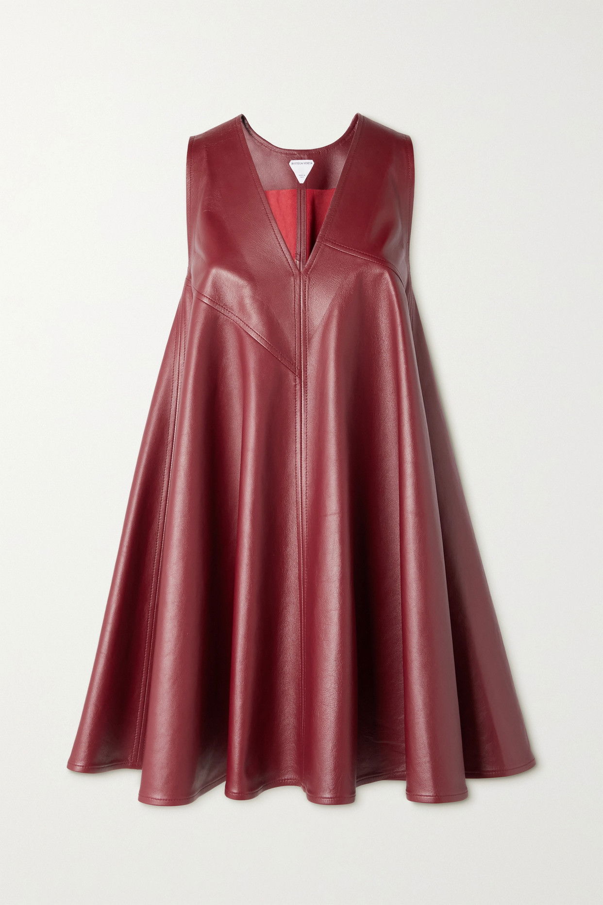 BOTTEGA VENETA Paneled Leather Dress | endource