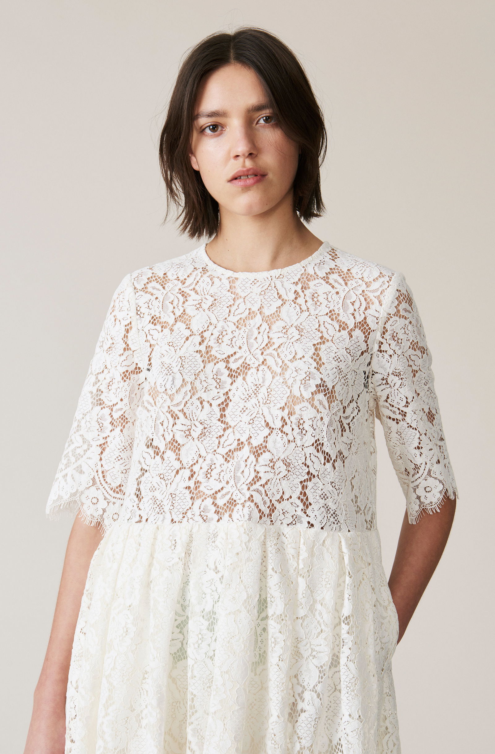 ganni jerome lace dress Ganni Jerome Lace Shift Dress, $188 | Nordstrom