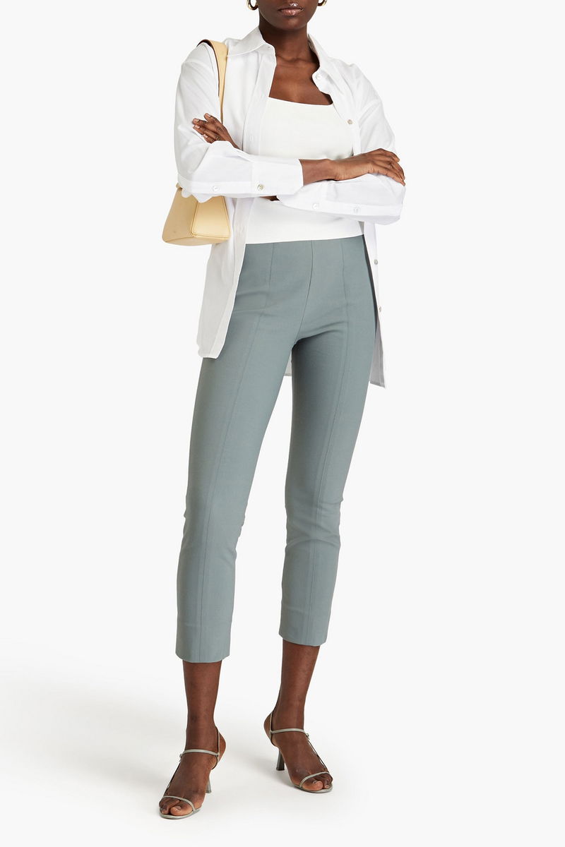 High Rise Ponte Skinny Pants