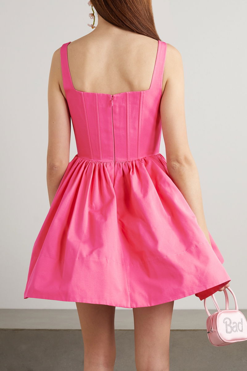 staud portrait dress pink STAUD Joy Maxi Dress