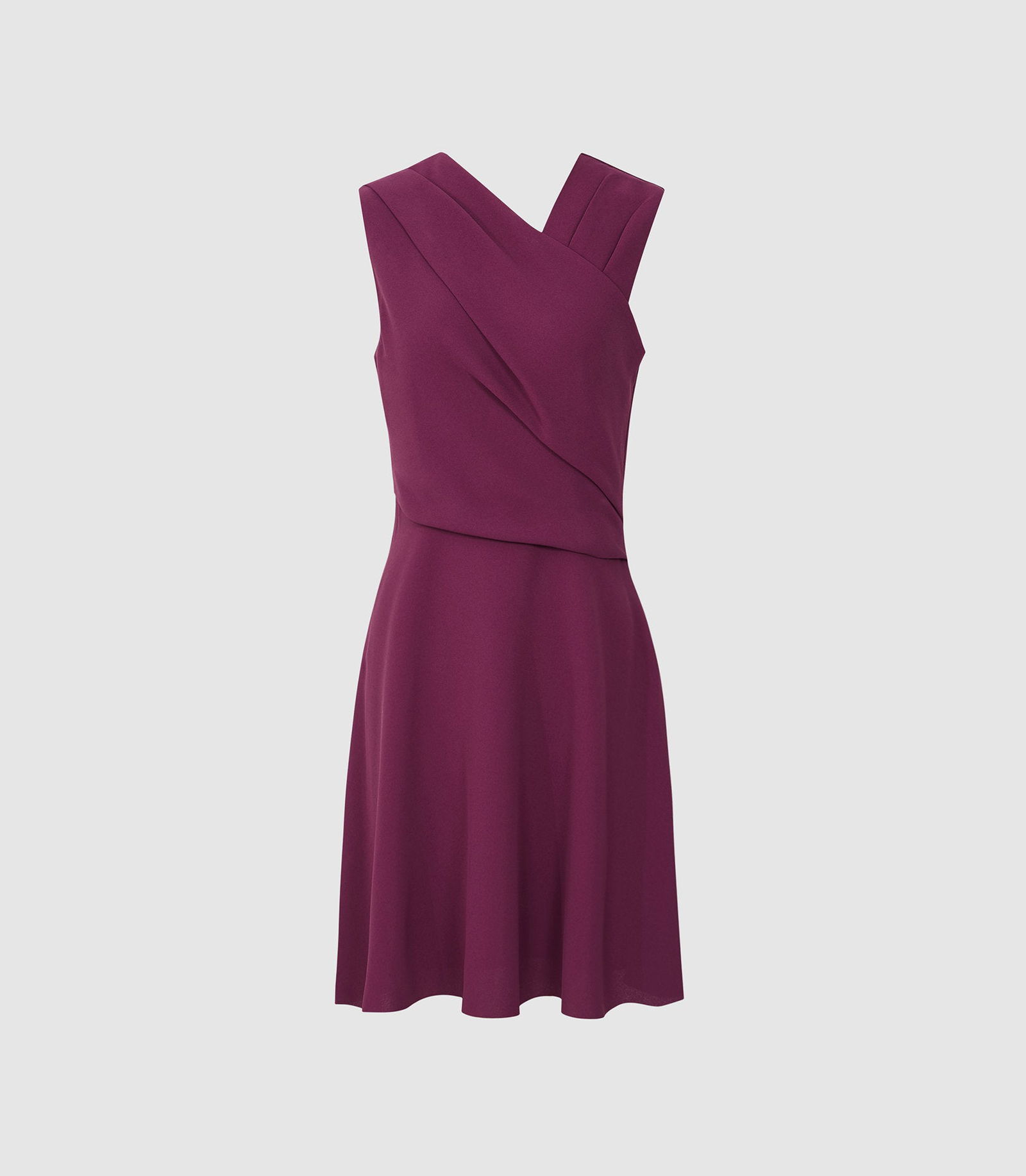REISS Marianne Wrap Front Mini Dress endource