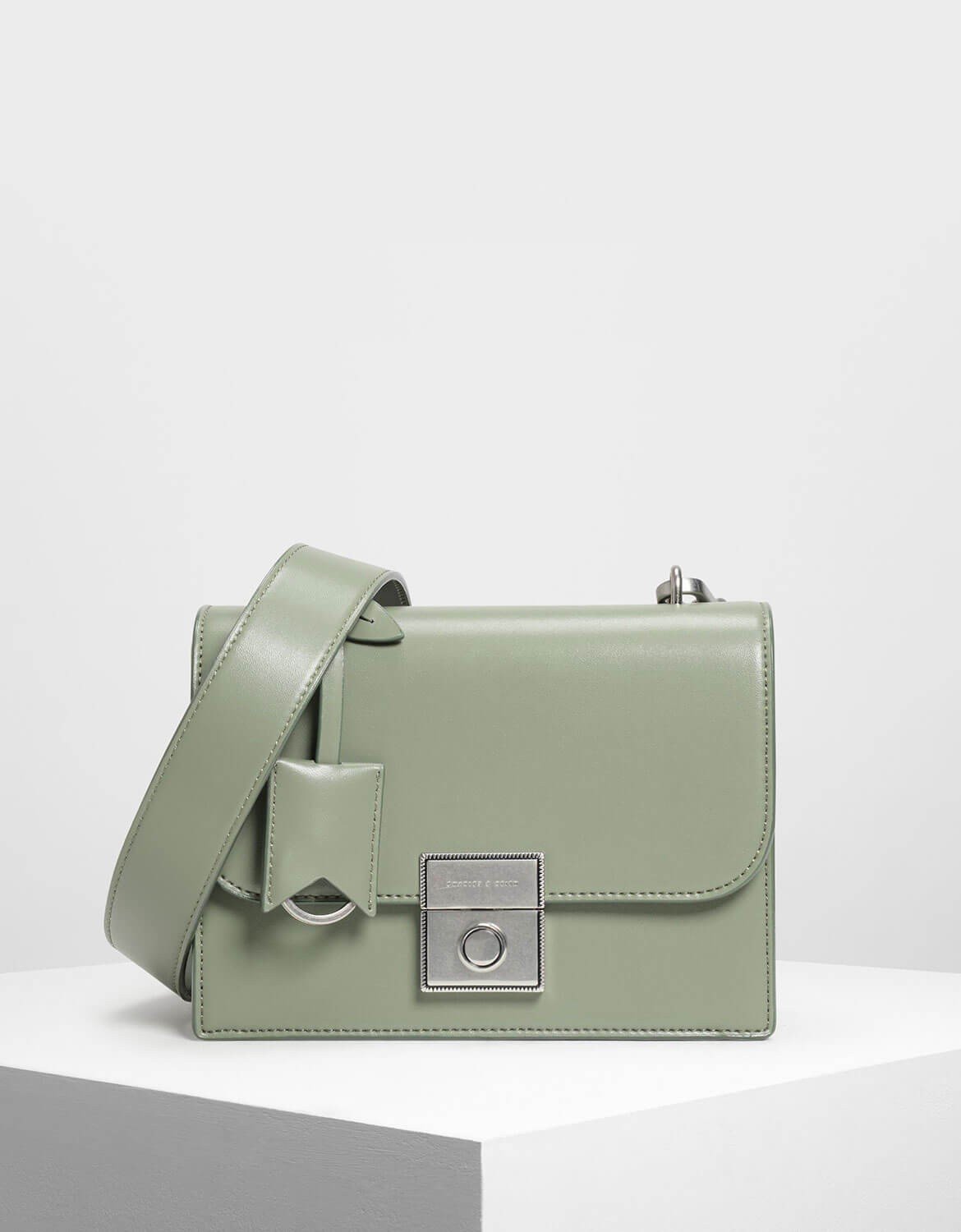 CHARLES & KEITH Structured Crossbody Bag | Endource