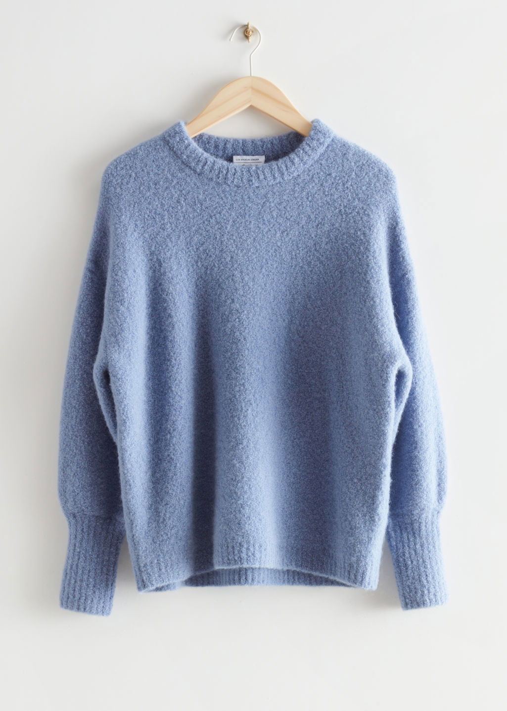  OTHER STORIES Oversized Alpaca Knit Sweater in Lilac