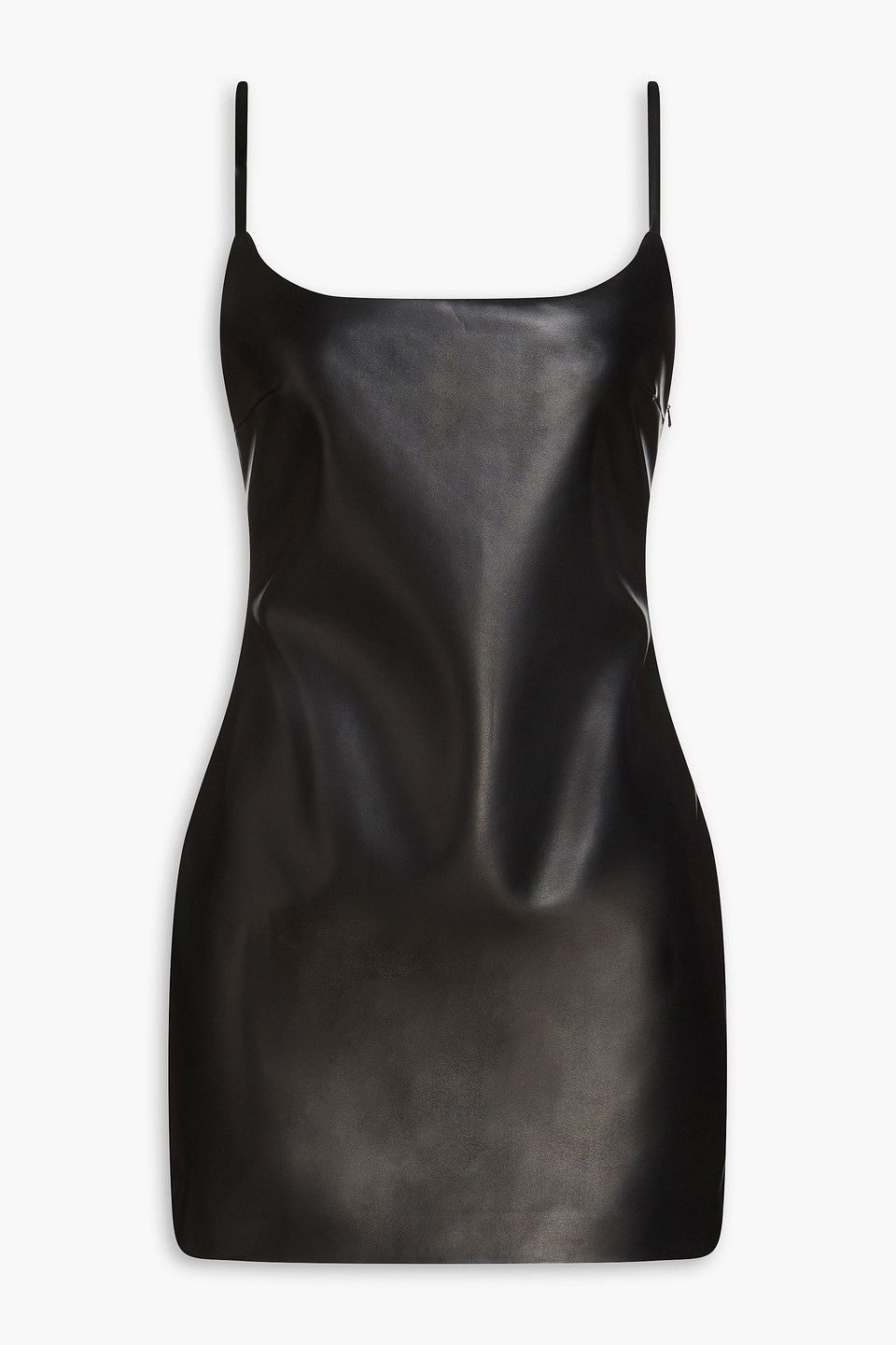 STAND STUDIO Sariah Faux Leather Mini Dress | endource