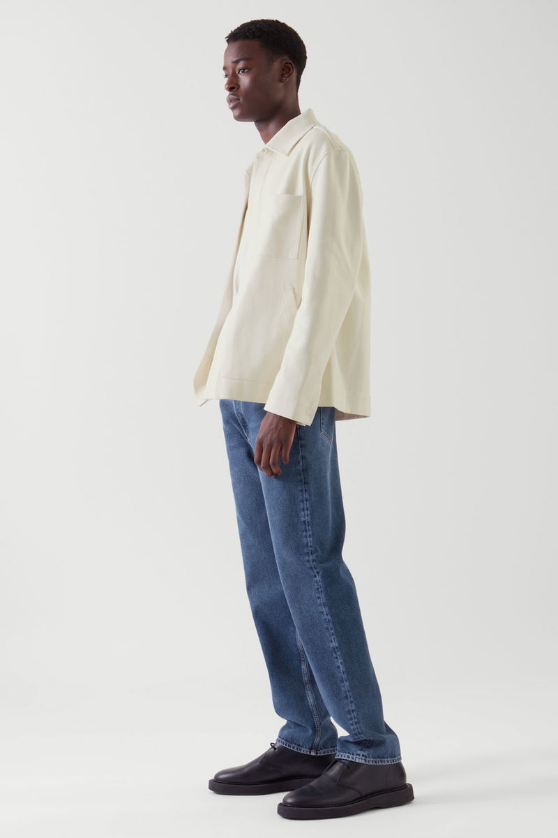 COS Minimal Workwear Jacket in CREAM | Endource