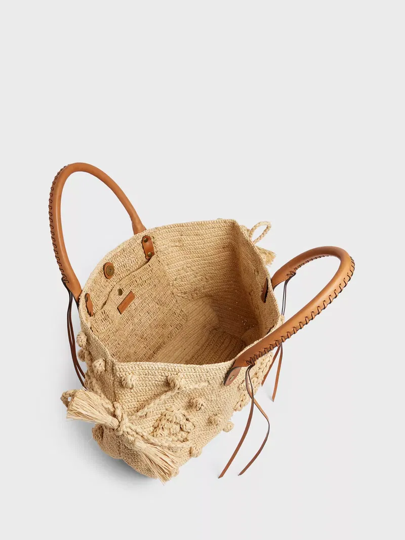Gerard Darel Raffia Shoulder Bag endource