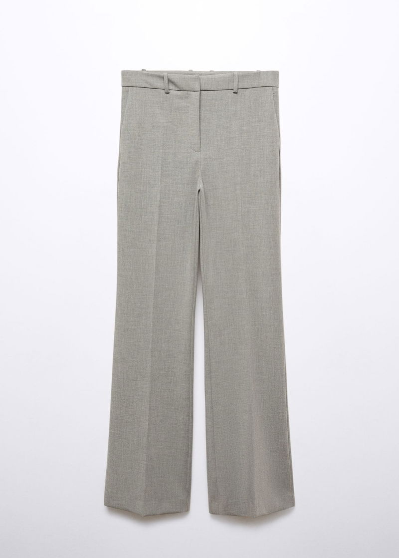 Cotton wideleg trousers