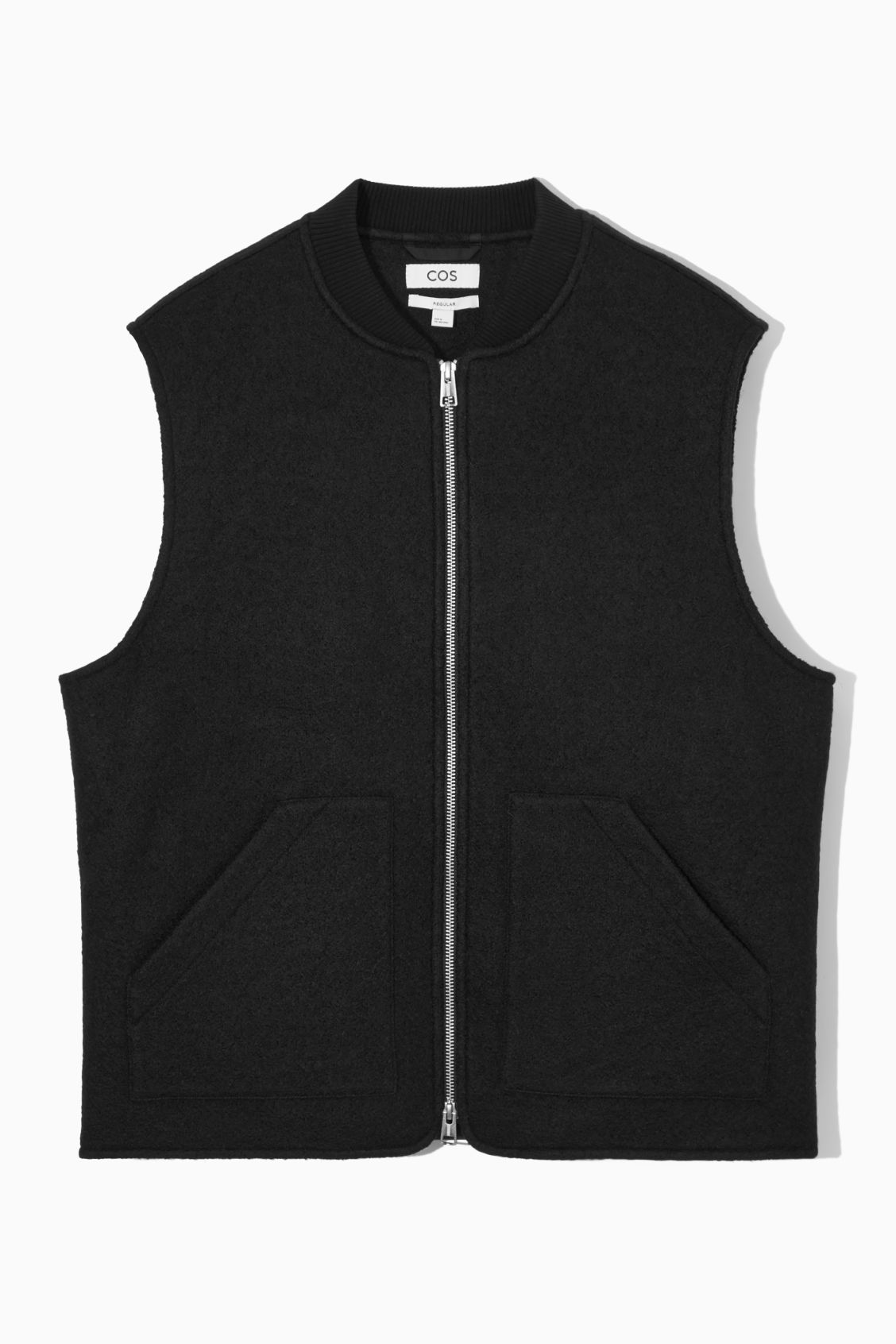 Zeus Wool Mix High Neck Gilet main image 0