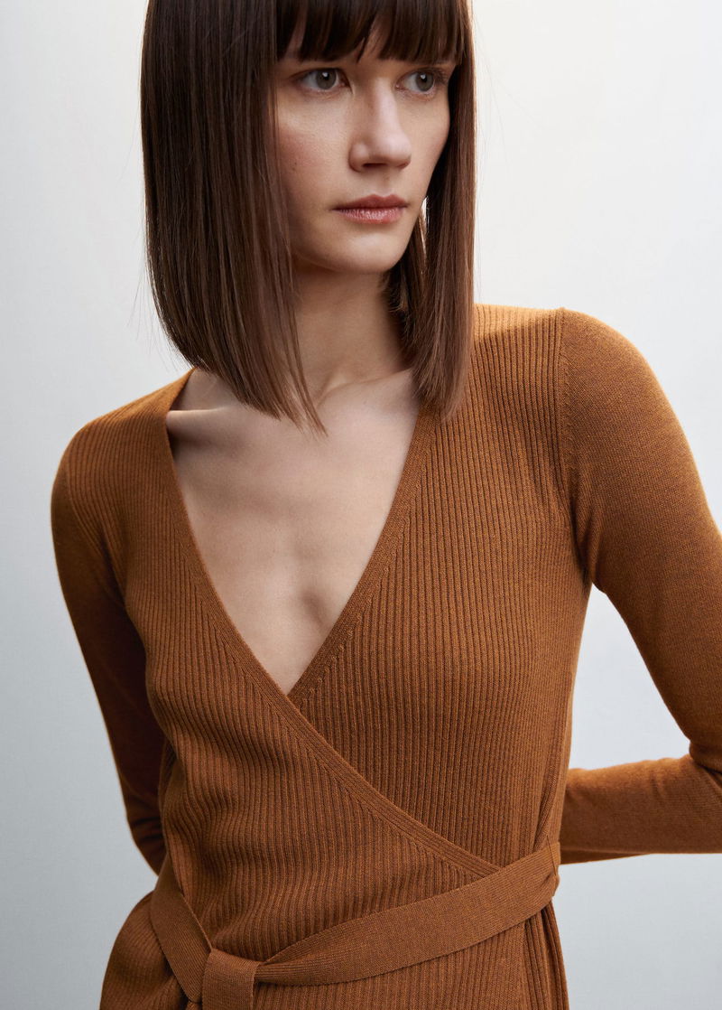 MANGO Bow Knitted Dress | endource MANGO Bow Knitted Dress | endource