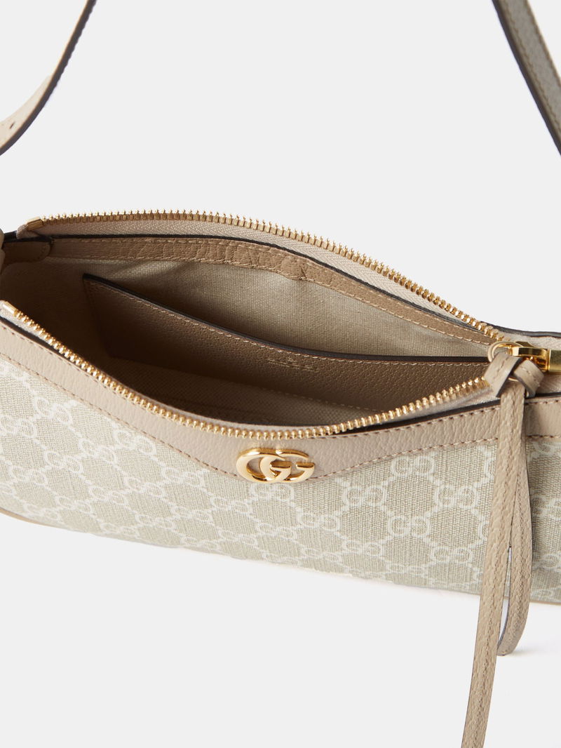 Gucci Ophidia Small Gg Supreme Canvas Shoulder Bag In Beige Endource 4418