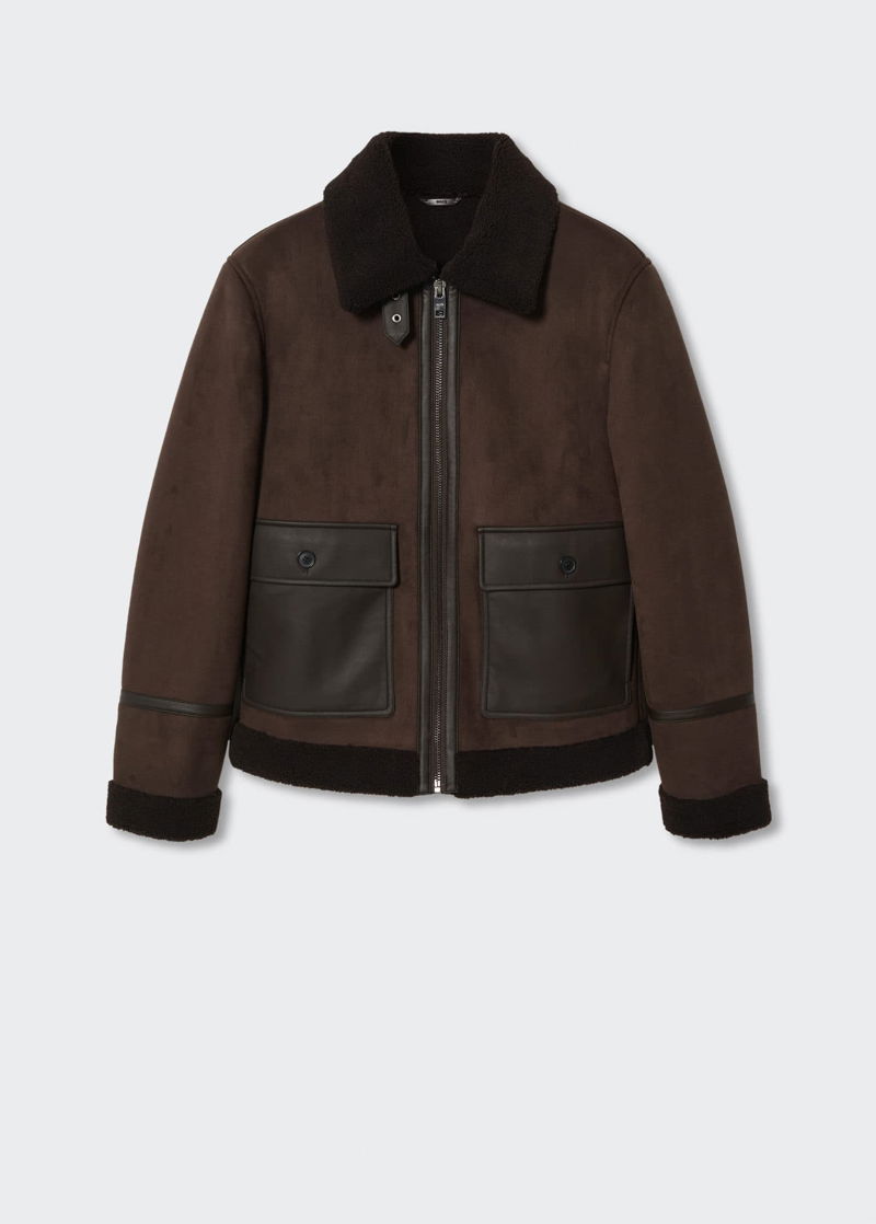 Mango's Sell-Out Faux-Shearling Jacket Is Back In Stock