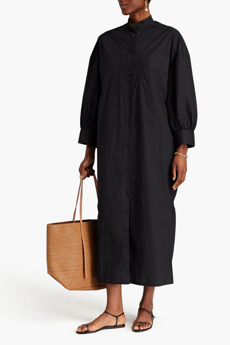 malene birger shirt dress By Malene Birger White Sheer Blouse Dress