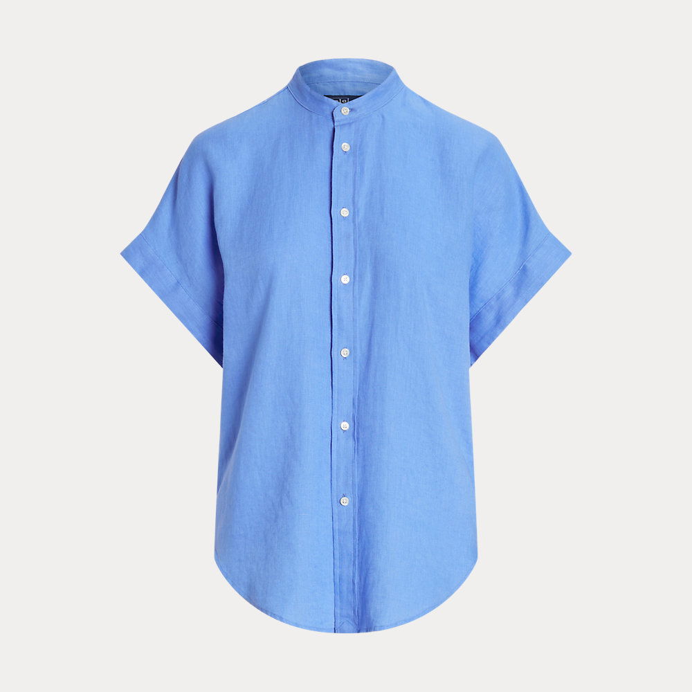 Short Sleeve Linen Silk Polo main image 1