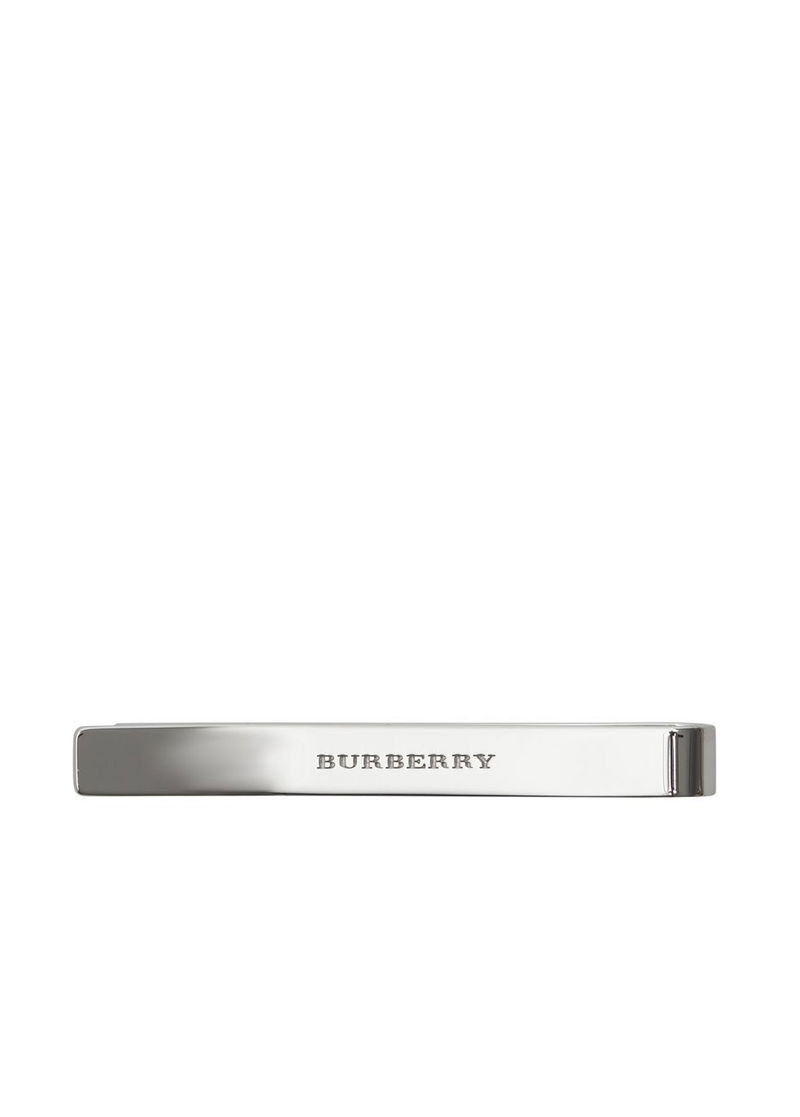 burberry check tie bar