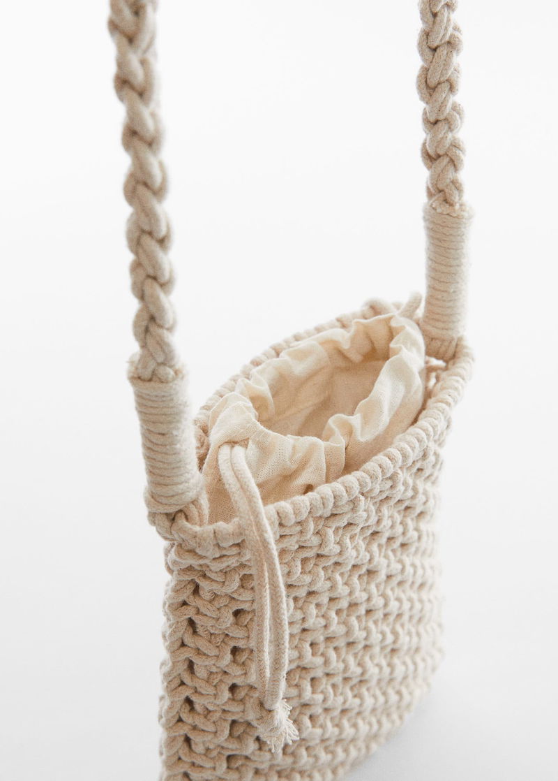 MANGO Crochet Mini Bag endource - Main Image