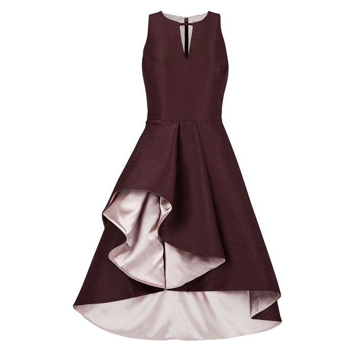coast burgundy dress Amalfi Coast Burgundy Wine Chiffon Short Sleeve Pleated Belted Maxi Dress