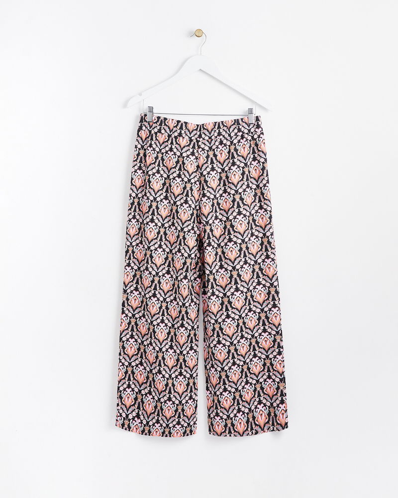 Pleated Skirt Zara Animal Print Skirt OLIVER BONAS Nouveau Wide