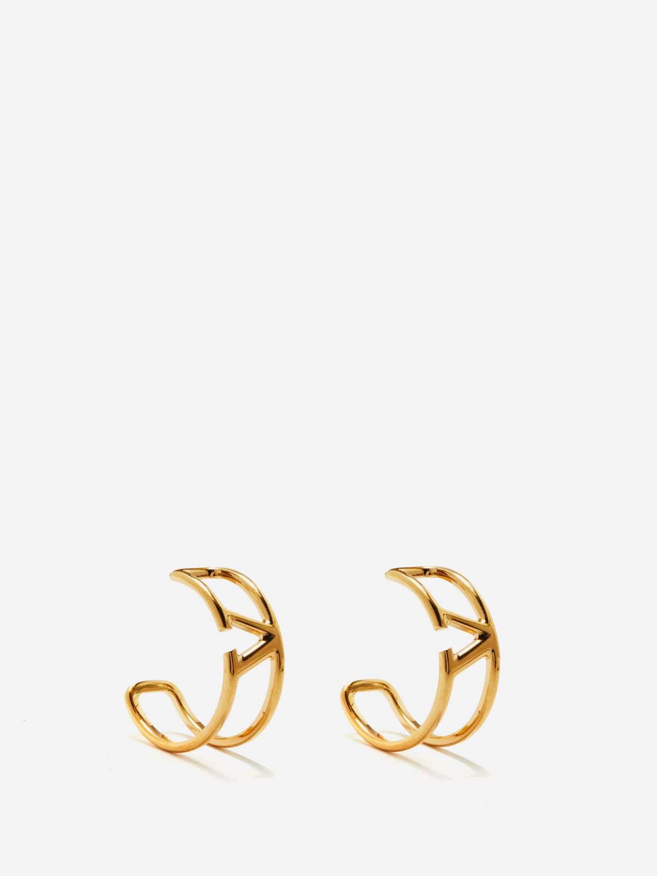 Valentino VLogo Hoop Earrings Endource
