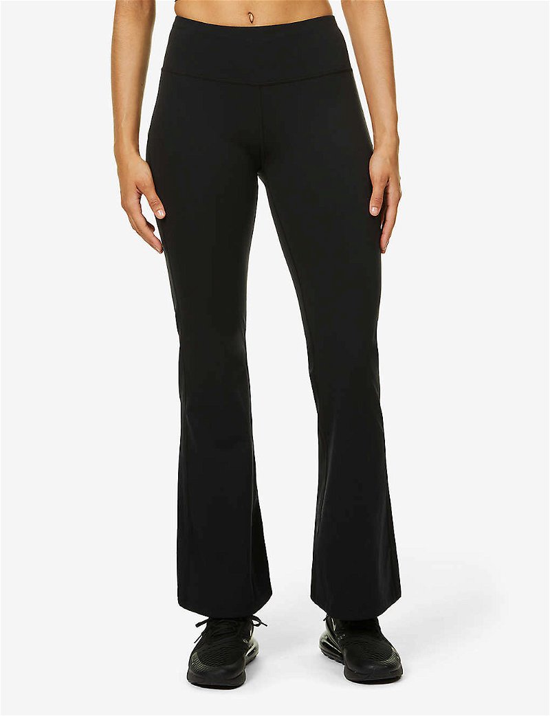Power Kick-Flare Stretch-Jersey Trousers