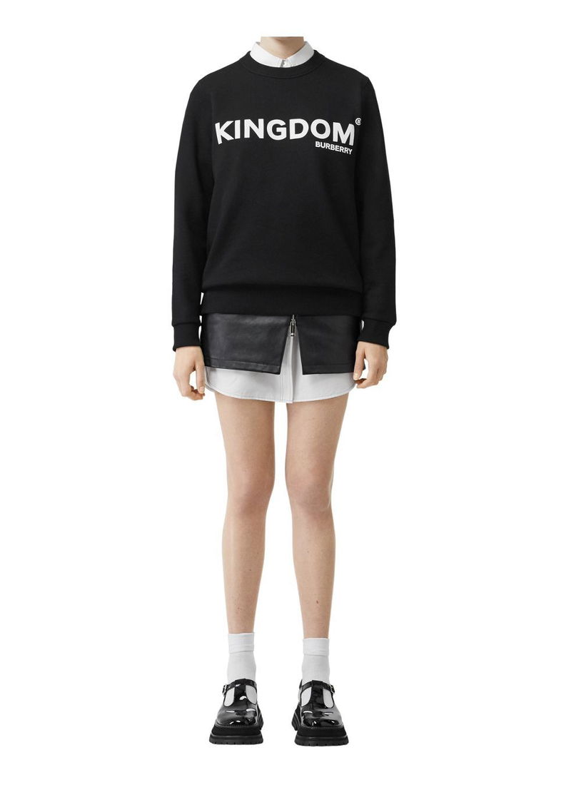 BURBERRY Kingdom Print Cotton Sweatshirt | endource