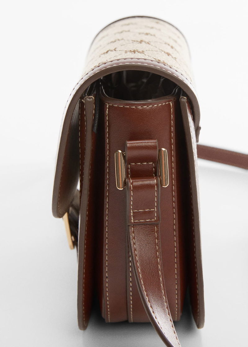 Mango Buckle Detail Cross Body Bag, Brown, Brown at John Lewis