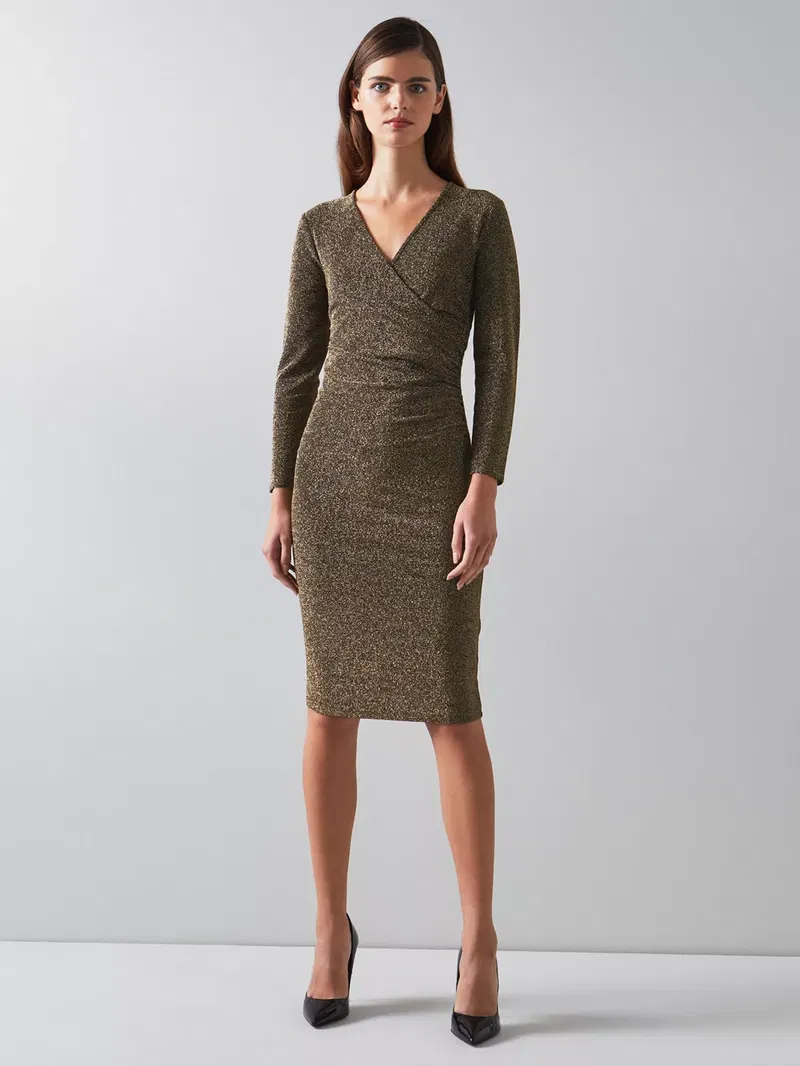 lk bennett green sequin dress Mardi Gras Sequin Shirt Dress – Midas Styles Boutique main image 0