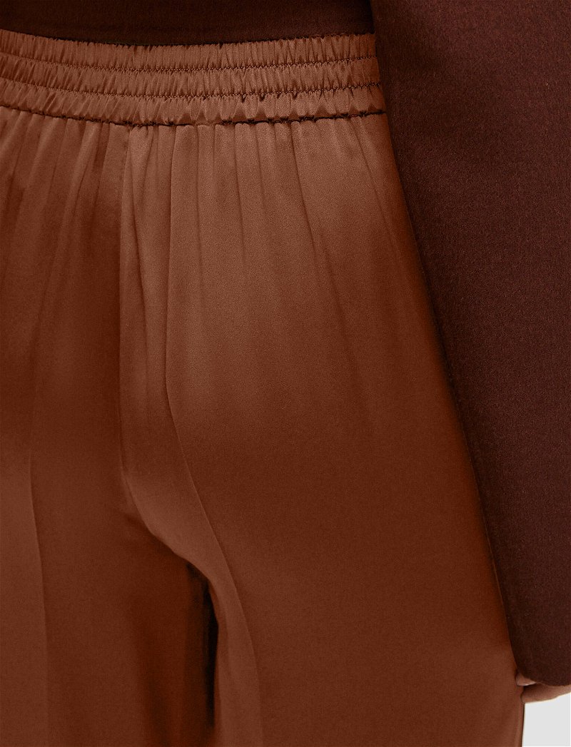Silk Satin Tova Trousers in Multicolour