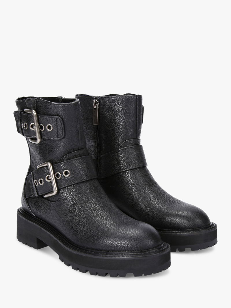 KURT GEIGER LONDON Hackney Leather Biker Boots | Endource