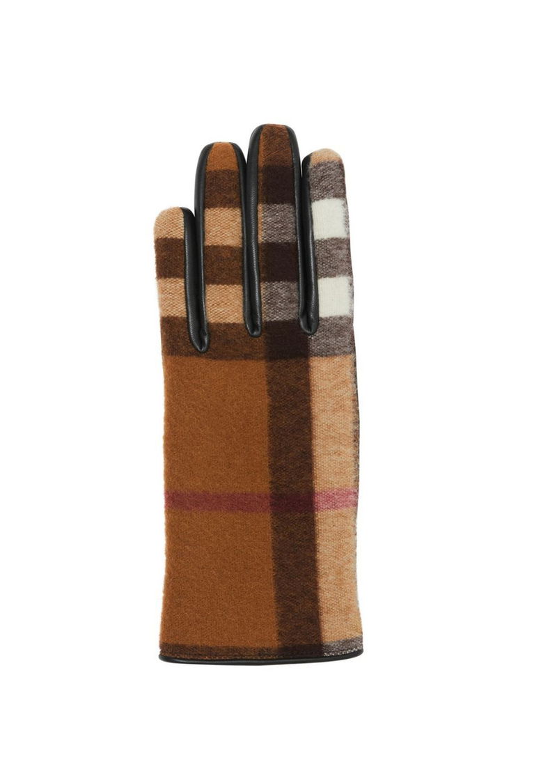 burberry leather gloves