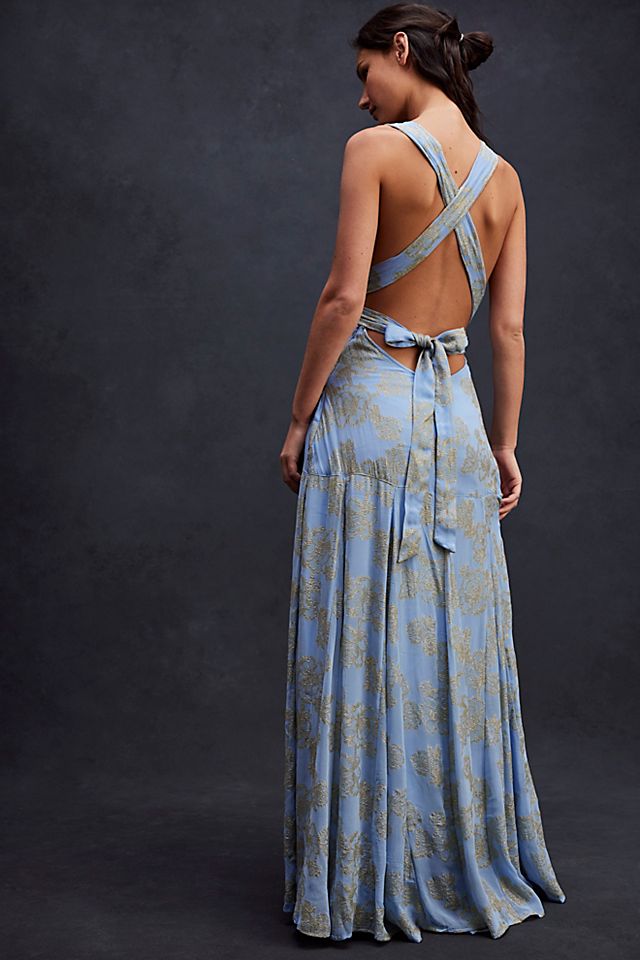chinese dress ladies Long Convertible Satin A-line Slit Dress by Ladivine CD323 – ABC Fashion