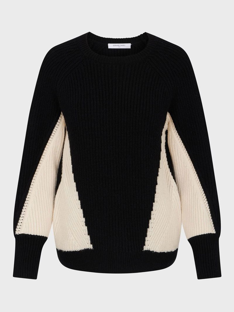 Hobbs Melodie Wool Blend Colour Block Jumper at John Lewis & Partners