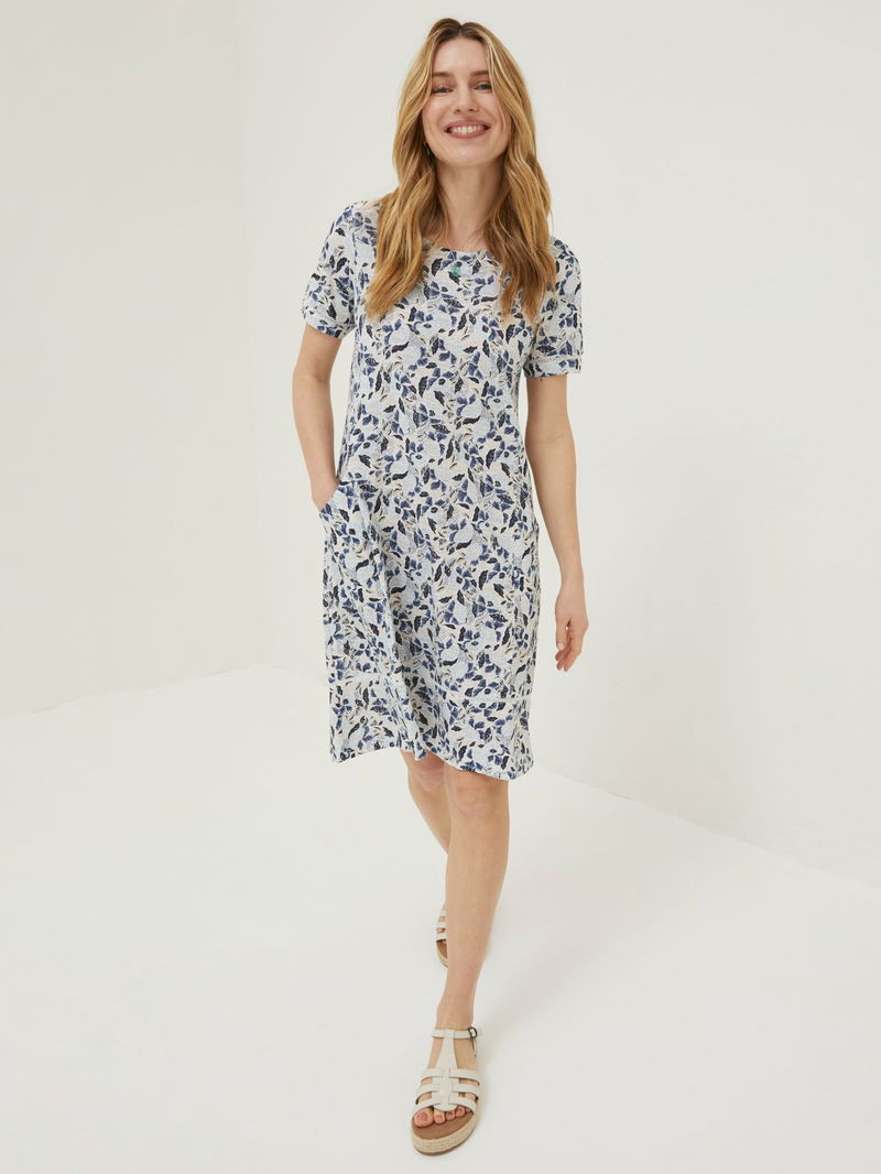 fatface simone velvet dress