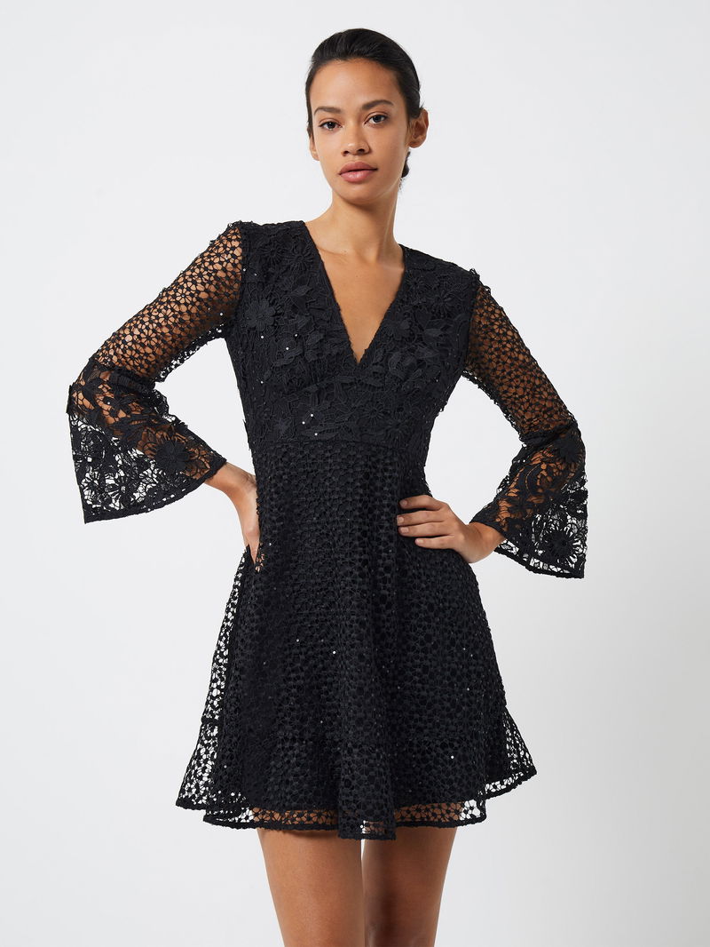 FRENCH CONNECTION Gudrana Caballo Lace Mini Dress | endource