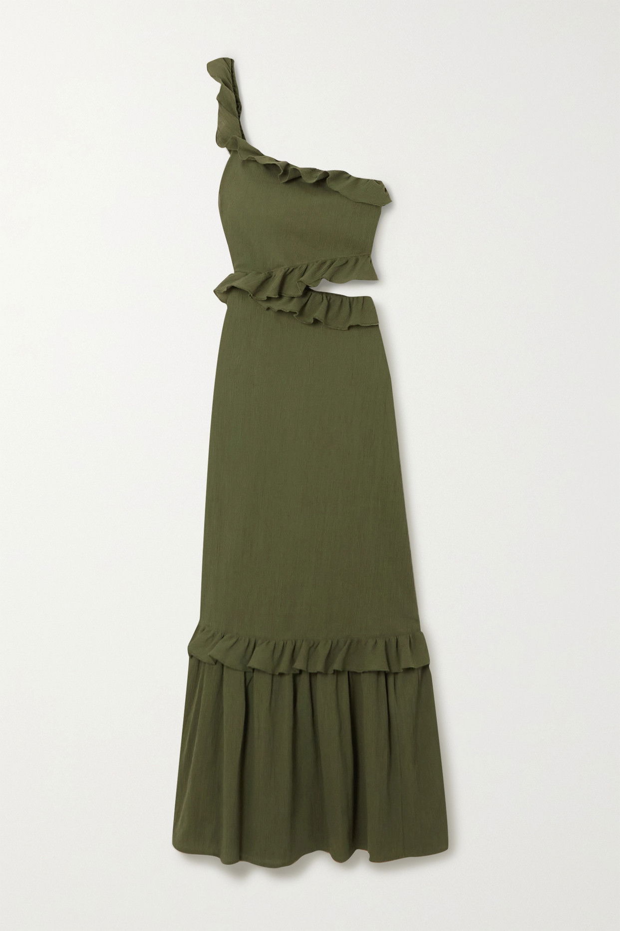 PEONY One-Shoulder Ruffled Dress | endource
