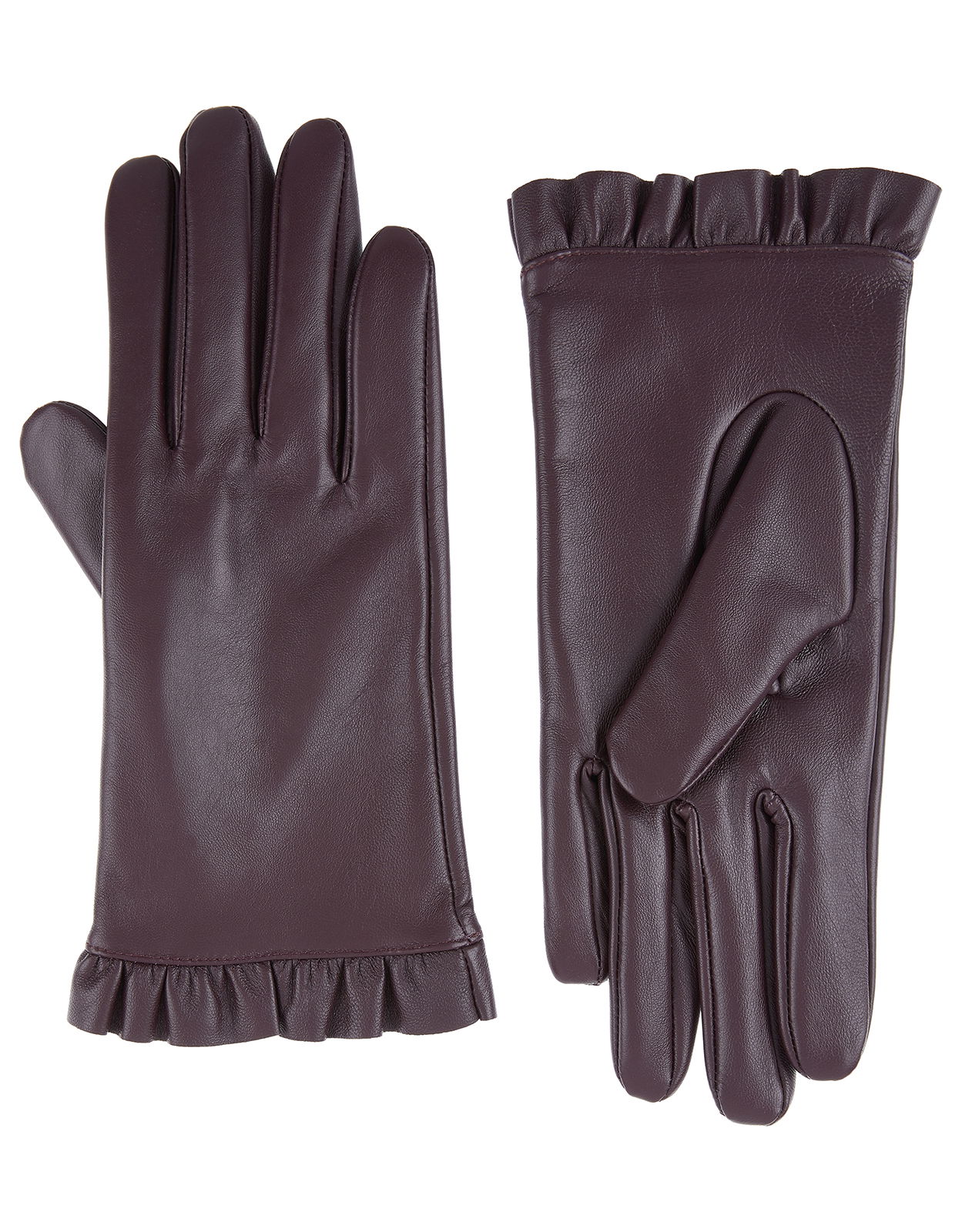 Monsoon Lily Leather Frill Glove | Endource