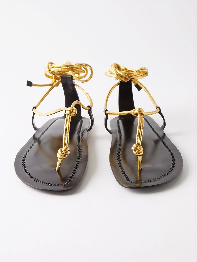 The Knot suede thong sandals curated on LTK